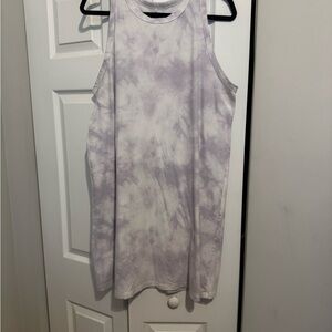 Purple Tie-Dye Dress